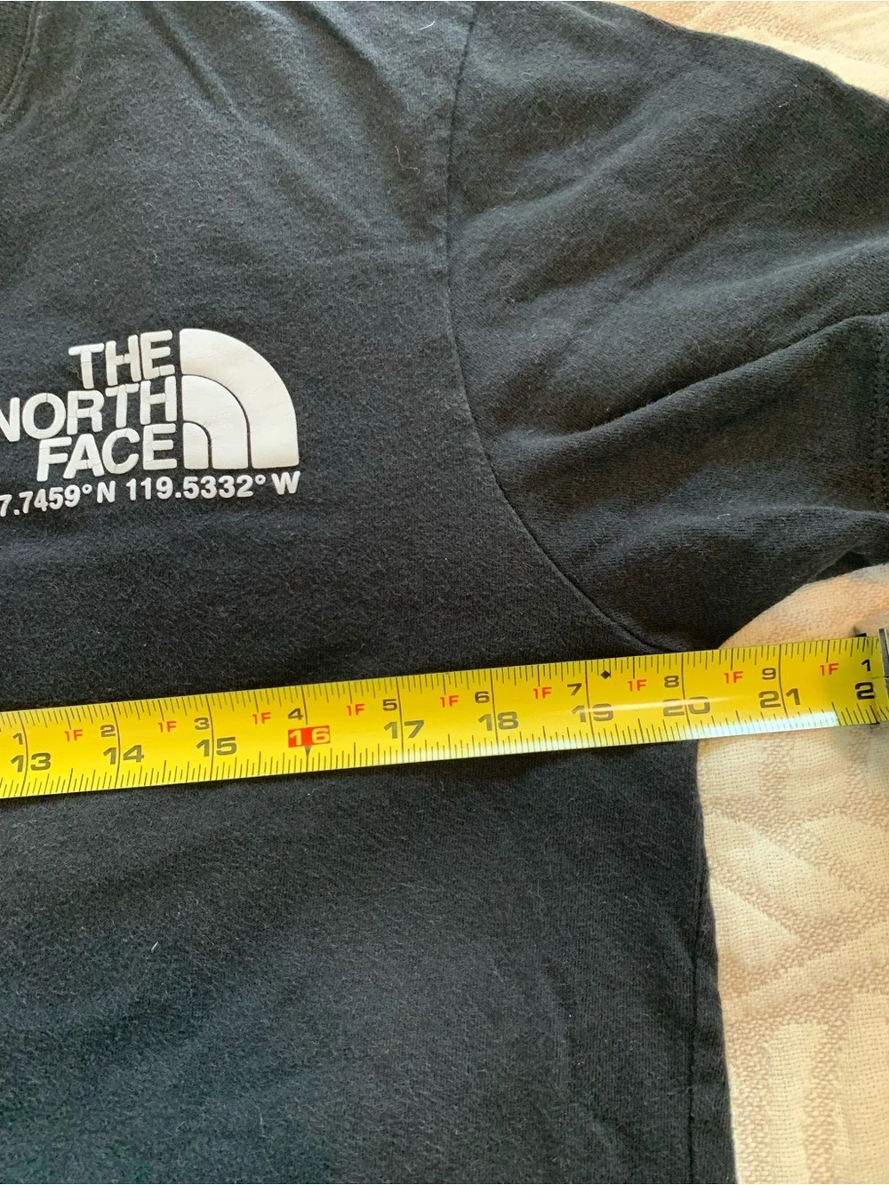 The North Face Men's Black Logo Crew Neck T-Shirt, Never Stop Exploring Medium